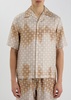 Ma Quad logo-monogrammed silk shirt