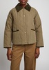 Anise quilted shell jacket