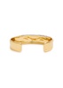 Solanales crystal-embellished 14kt gold-plated cuff