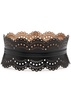 Bustier laser-cut leather belt