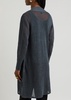 Open-knit linen-blend cardigan 