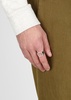 Cushion Open sterling silver ring