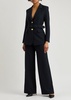 Cole straight-leg twill trousers