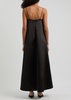 Satin maxi dress 