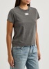 Logo faded cotton T-shirt