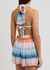 Zigzag fine-knit playsuit 