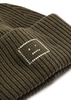 Pansy embellished wool beanie