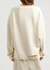 Distressed cotton-blend jumper 