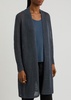 Open-knit linen-blend cardigan 