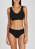 Soft Stretch walnut padded soft-cup bra