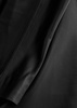 High-neck leather mini dress