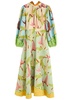 Rafaela printed jacquard midi dress