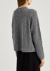 Knitted cotton-blend jumper