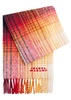 Firny checked alpaca-blend scarf 