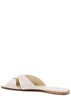 Knotted leather sliders