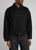 MA Quad logo-jacquard twill jacket