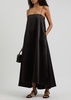 Satin maxi dress 