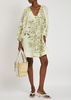 Short Dress Georgette linen mini dress