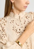 Solanales crystal-embellished 14kt gold-plated earrings
