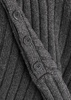 Ribbed wool-blend jumper