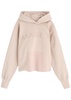 Logo hooded cotton sweatshirt