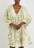 Short Dress Georgette linen mini dress