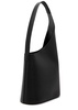 Lune grained leather tote