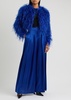 Kidman feather-embellished jacket