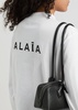 Logo-embroidered cotton top