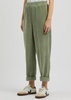 Padow cropped tapered corduroy trousers