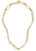 Solanales 14kt gold-plated necklace