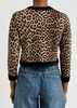 Claira leopard-intarsia wool-blend cardigan