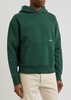 Box logo-print hooded cotton sweatshirt