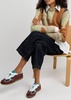 Tb.490 Rife panelled suede sneakers