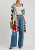 Bradford striped-intarsia wool cardigan