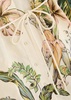 Oleander printed flax midi shirt dress