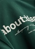 Box logo-print hooded cotton sweatshirt