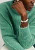 Astrid large sterling silver cuff 