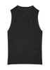 Metallic-knit tank