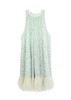Erna embellished feather-trimmed tulle mini dress