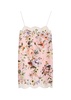 Acacia floral-print linen mini dress