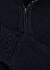Half-zip wool jumper 