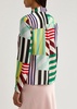 Willa striped silk-chiffon shirt