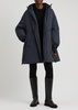Padded hooded GORE-TEX coat