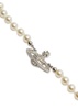 Mini Bas Relief faux pearl necklace