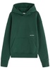 Box logo-print hooded cotton sweatshirt