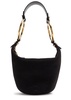 Bracelet small suede shoulder bag