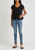 Jacksonville slubbed cotton-blend T-shirt