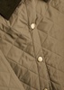 Anise quilted shell jacket