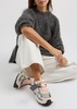 Be Right Back panelled mesh sneakers